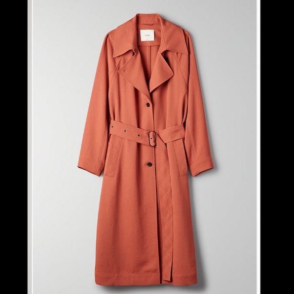 Aritzia Jackets & Blazers - Wilfred Pelat Trench Coat in Moroccan Spice!